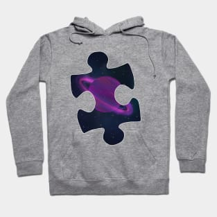 Autism Space puzzle piece Hoodie